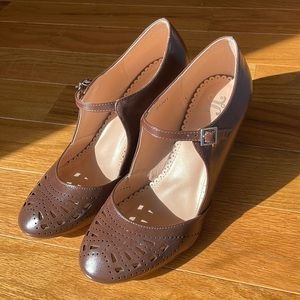Brown Mary Jane Heels